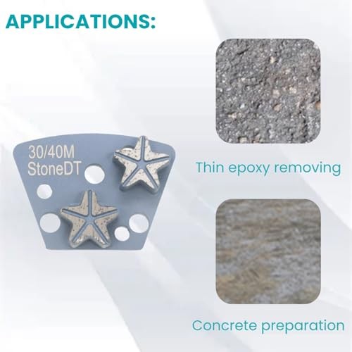 Trapezoid Concrete Floor Diamond Medium bond Coarse 30.0 30/40# Medium bond