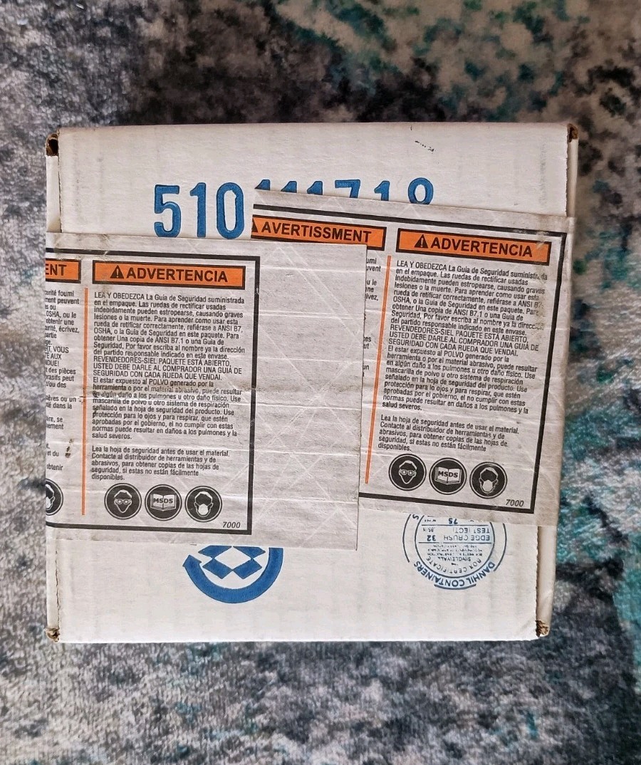 Box of 25-Radnor Type 1 Cut Off Wheel 4-1/2″ x .045″ x 7/8″ RAD64000806