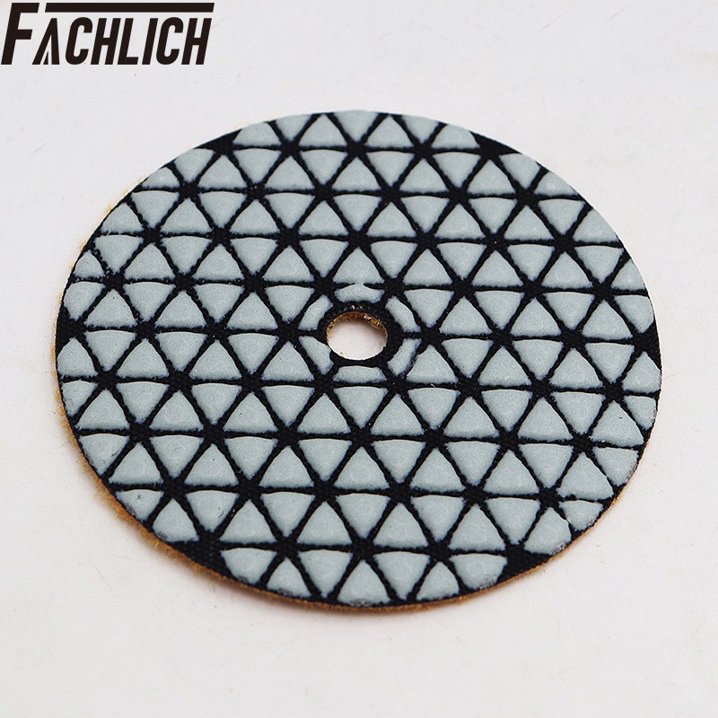 7pcs 4″ / 100mm Dry Diamond Polishing Pads Sanding Grinding Disc for Granite