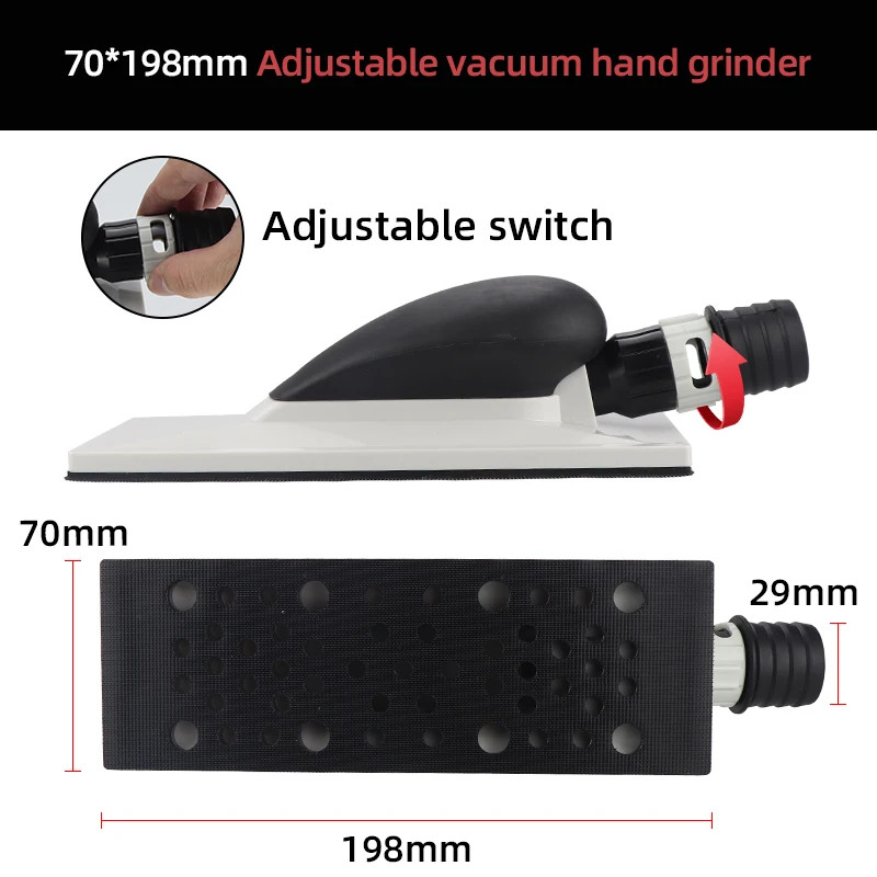 HIFESON 125/198/400Mm Hand Sanding Block Dry Grinding Board Hand Abrasive Block