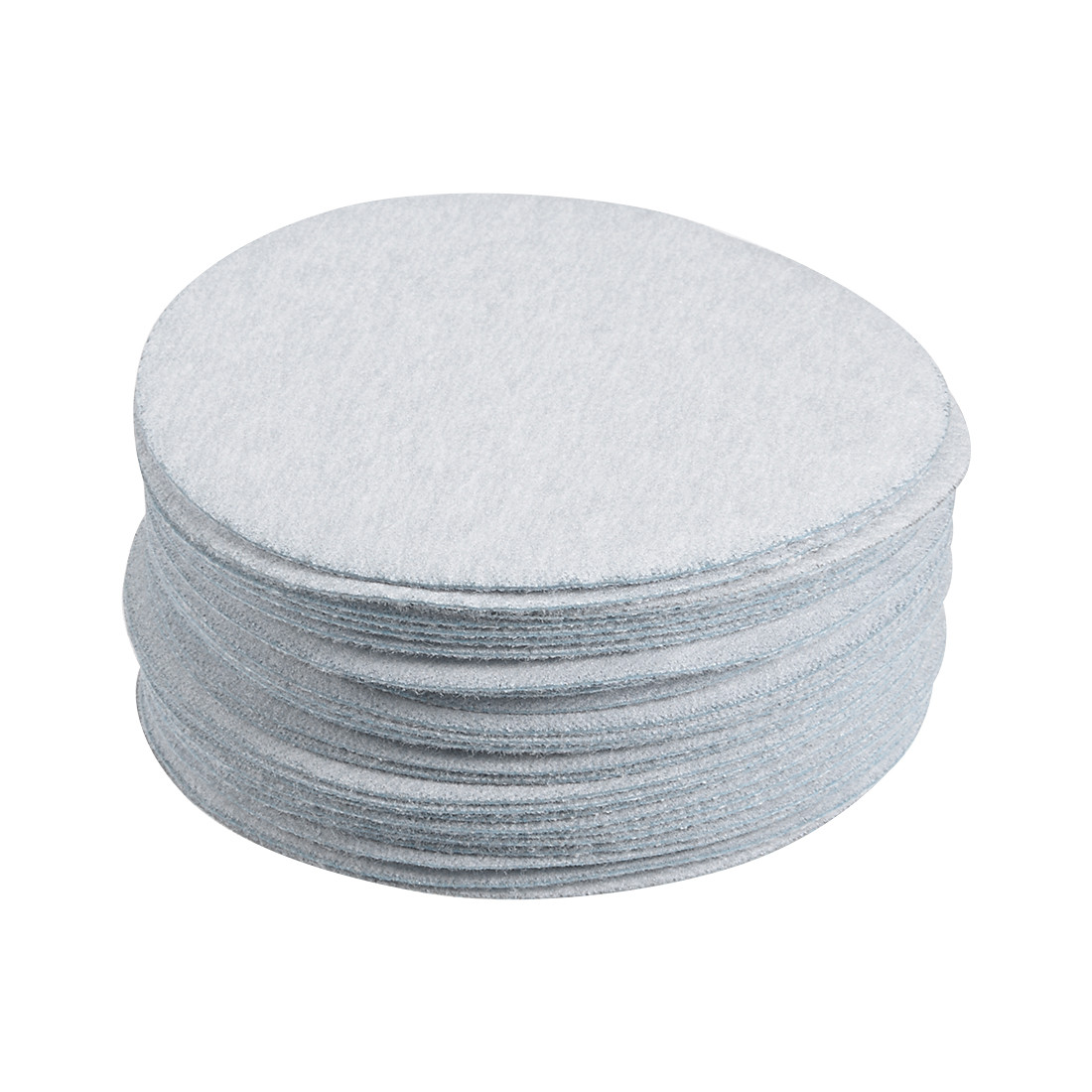 30 Pcs 3-Inch White Dry Hook and Loop Sanding Discs Flocking Sandpaper 400 Grit
