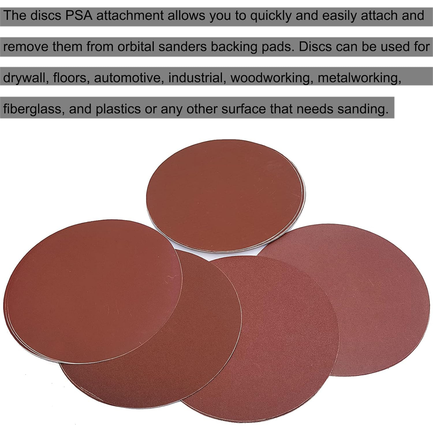 18 PCS 10 Inch PSA Sanding Discs Set – 80, 100, 120, 180, 240 400 Grit Sander