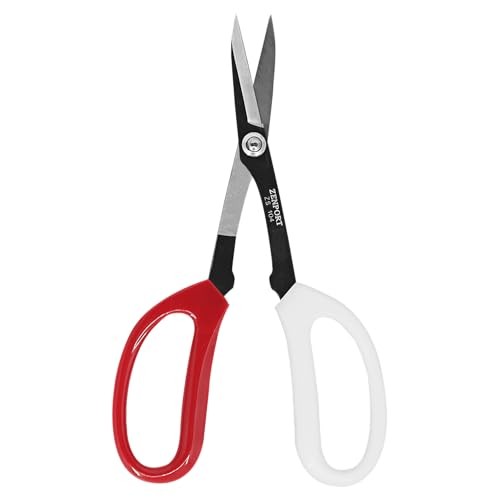 ZS04 Deluxe Scissors, 8 inches long, Horticulture & Craft Scissors with 1