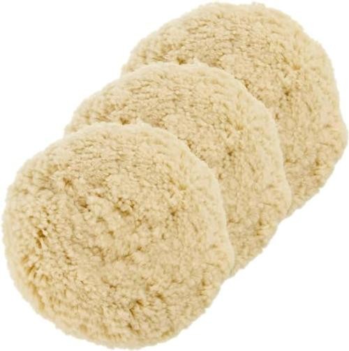 Wool Polishing Pads, 8″(200mm) 100% Natural Wool Buffing 8inch (200mm) Sets