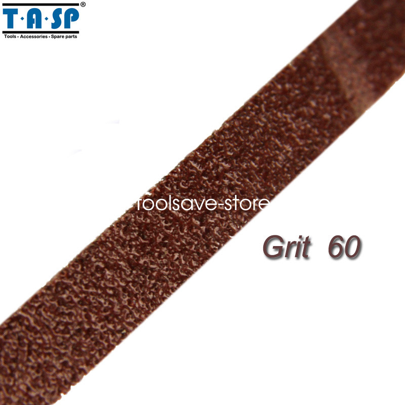 10PC Abrasive Sanding Belts 3/8″x13″, 10x330mm Belt Sander Sandpaper