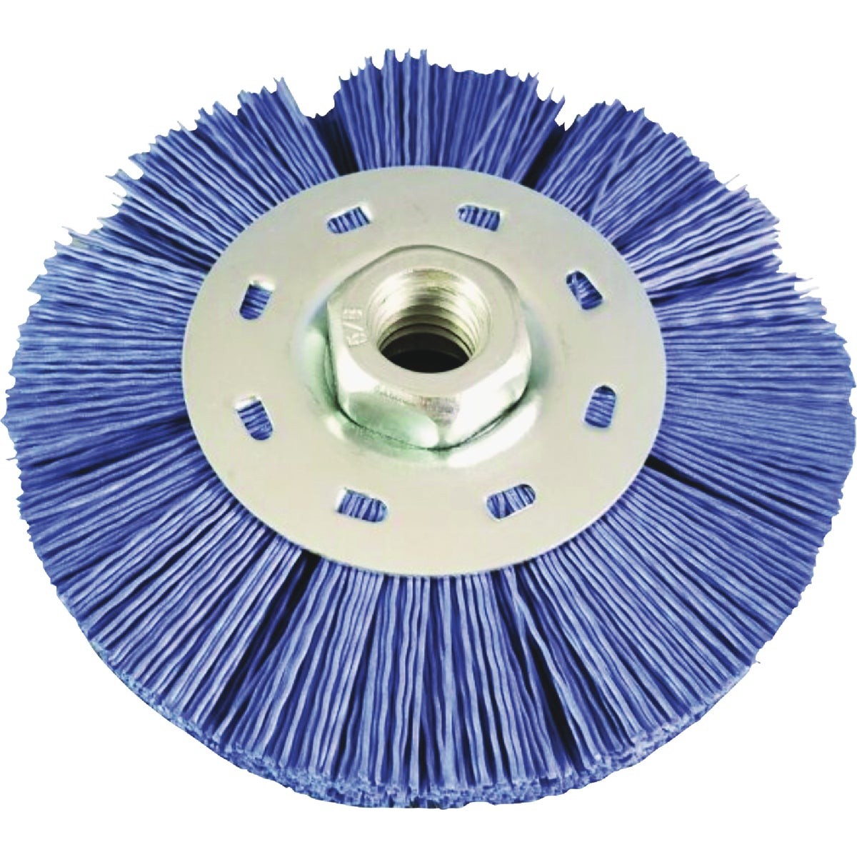 Dico Nyalox 4-1/2 In. Fine Blue Angle Grinder Wheel Brush 7200079 Dico Nyalox