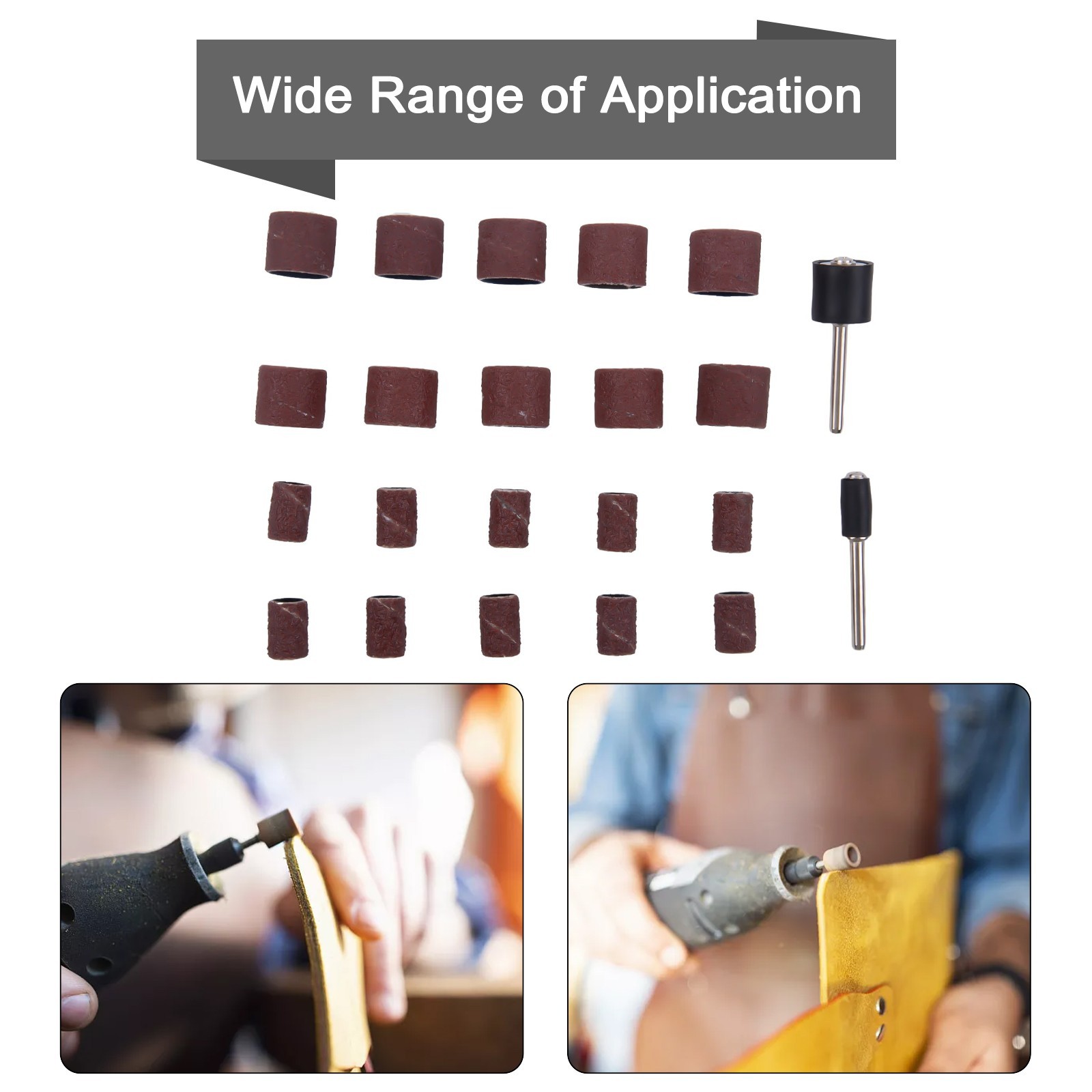 Brand New Workshop Equipment Sanding Mandrels Sanding Kits 22Pcs Set Accessories