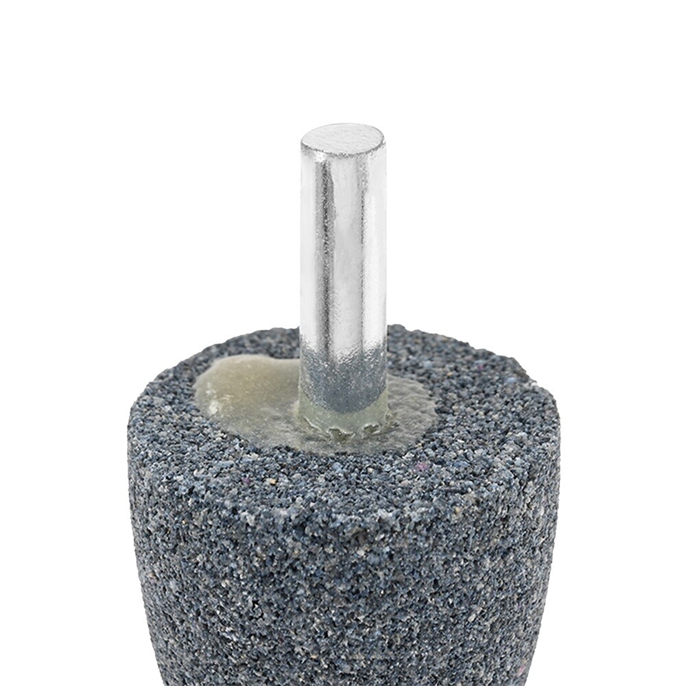 10PC Cone Shape Grinding Stones 30mm Aluminium Oxide Fit Electric Rotary Tool