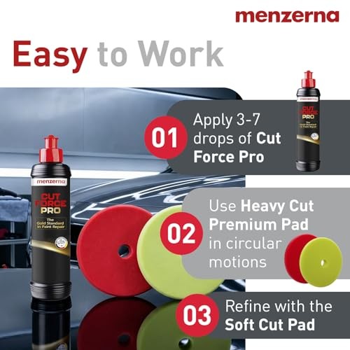 Cut Force Pro Car Polish 8 oz I Premium Polish with Heavy Cut and high 8oz