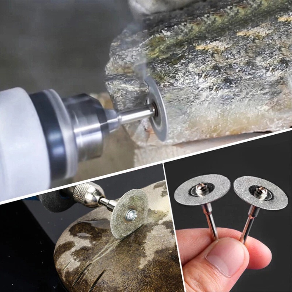 Ø 16-60mm Diamond Cutting Wheel Disc Cut Off Jade Stone Glass Metal Rotary Tool