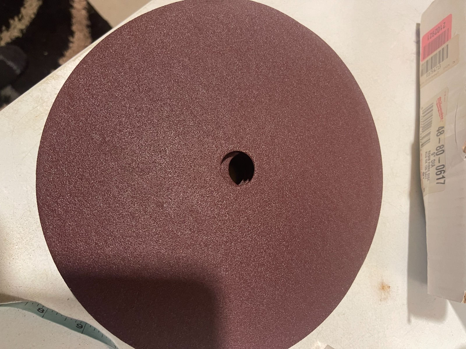 Milwaukee 48-80-0617 9 in. ALU OX 120 Grit RESIN FIBRE Disc (25 Pack)