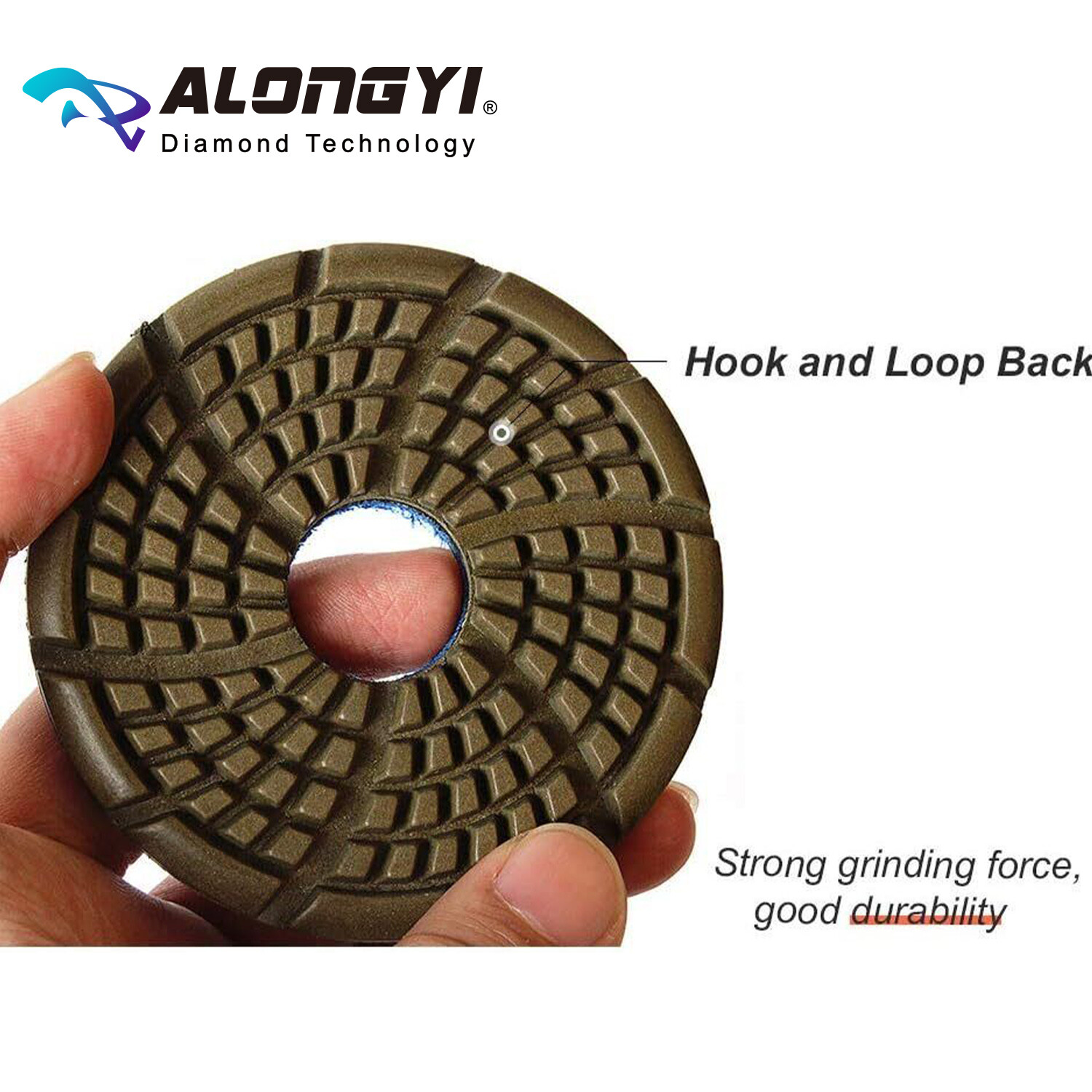3.5 Inch Diamond Polishing Pads for Stone Floor Sanding and Polishing