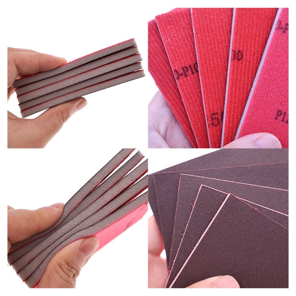 20 Piece Sanding Sponges Pack for Use on For Wood Plastic and Metal Surfaces