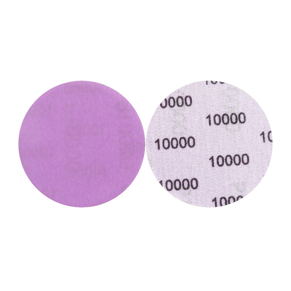 50PCS Hook Loop Sanding Discs 60-10000 Grit for Drill Wet Dry Sandpaper Pad 3in