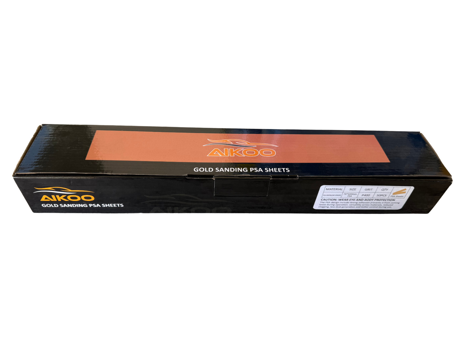 50PCS PSA Longboard Sandpaper Sheets 2-3/4″ x 16-1/2″ 40-800 Grit Pre-Cut Sheet