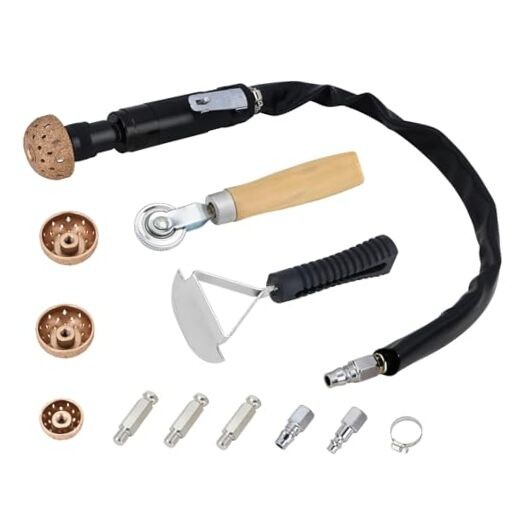 Air Tire Repair Kits, Wheel Polish Patch Tools, Includes 2500RPM Low Speed