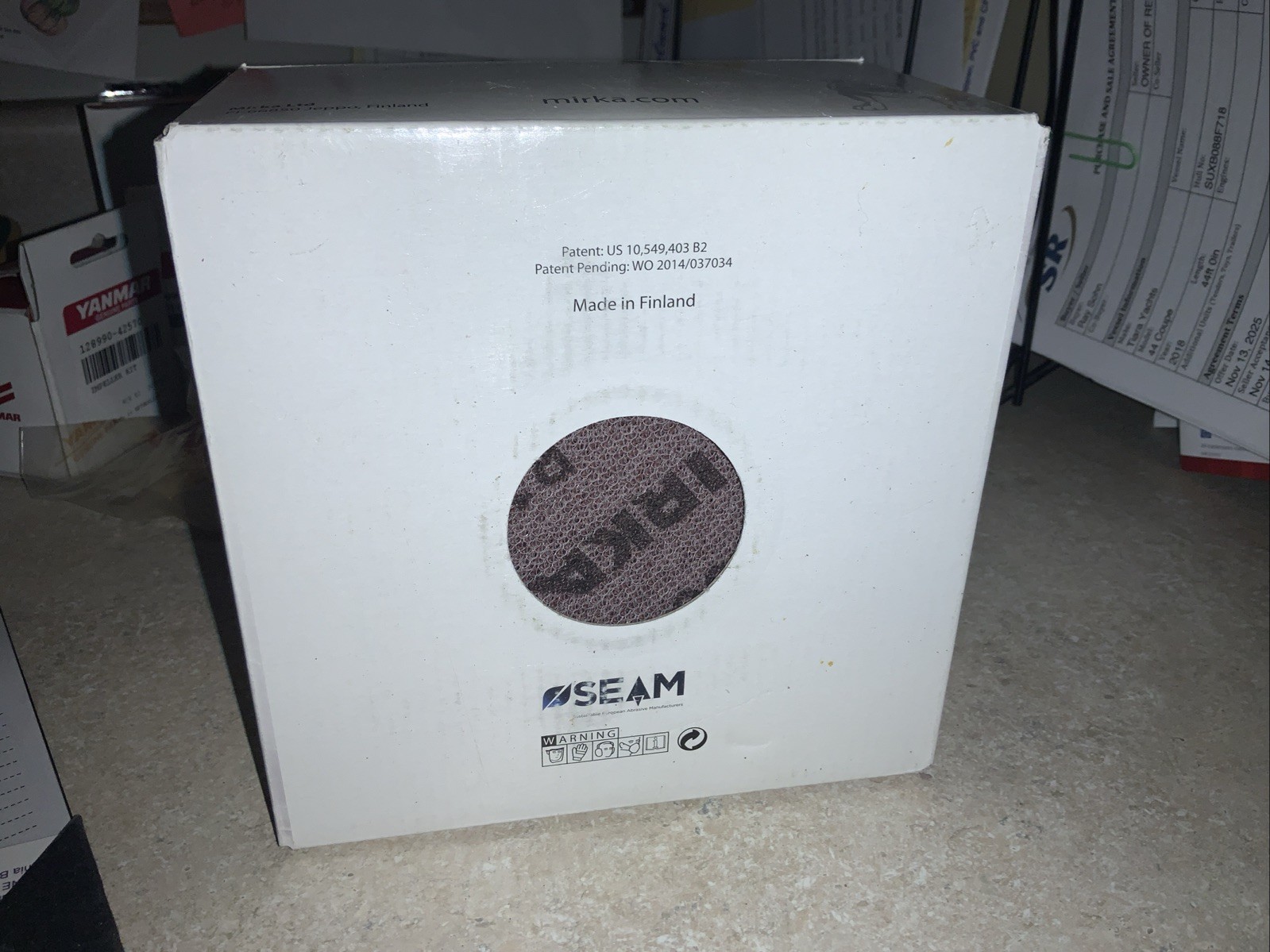 New: Mirka Abranet P100 Grit 6″ Discs 9A-241-100 – 50 Disc. – Open Box