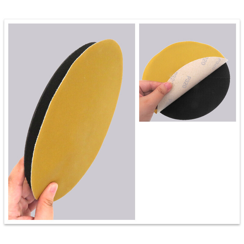9″ 225mm Yellow Dry Sandpaper Abrasive Sanding Discs Polishing Pad 80-240 Grit