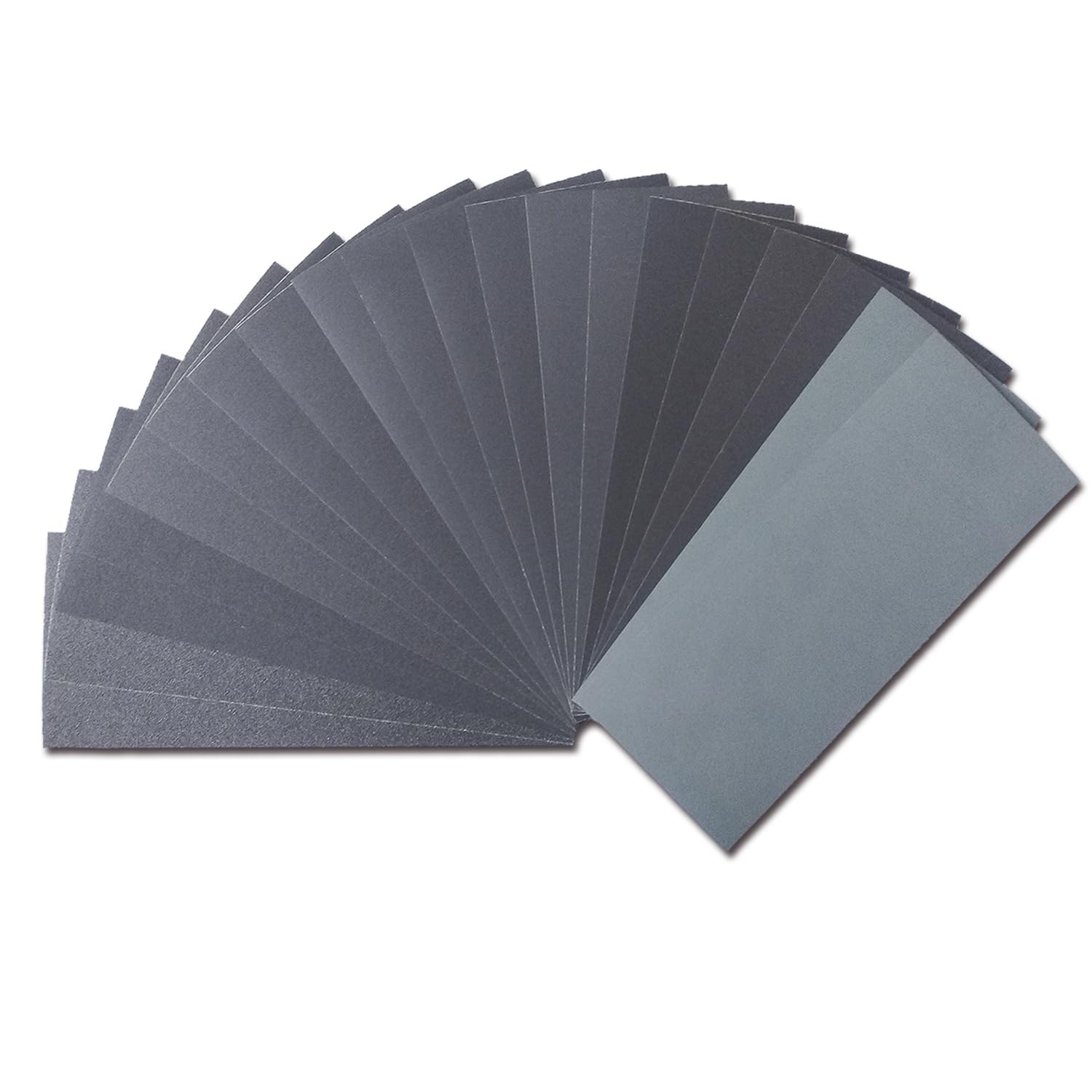 9 x 3.6 Inch Sandpaper Sheets 120/240/320/400/600/800/1200/1500/2000/3000 Grits