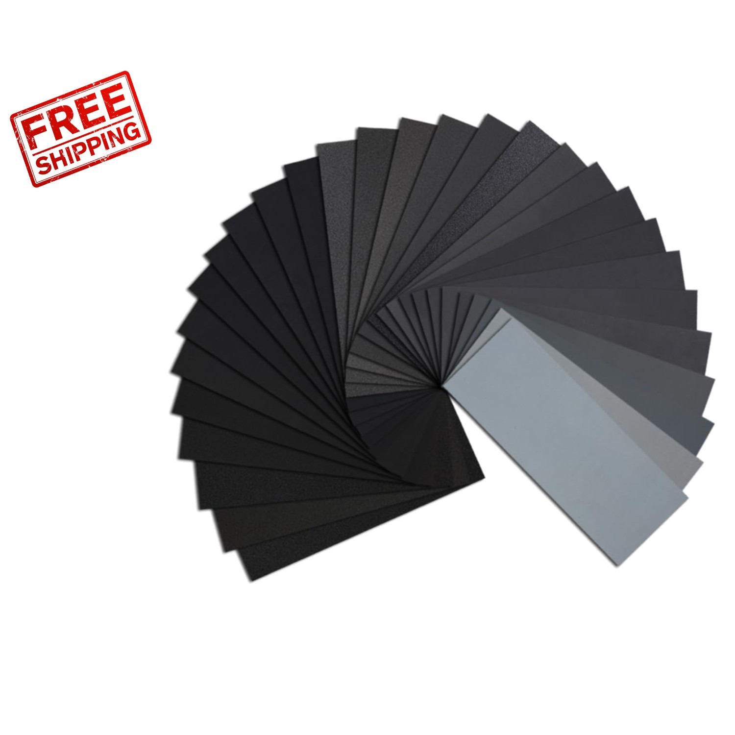 Complete 45PCS Sandpaper Assortment for Perfect Finishes, 9×3.6 Inches Sheets