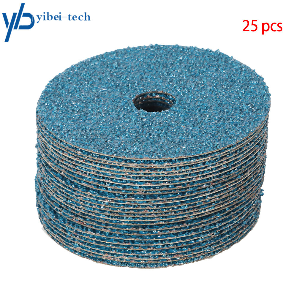 25Pack 24 Grit and 36 Grit Zirconia Resin Fiber Disc Grinding And Sanding Discs