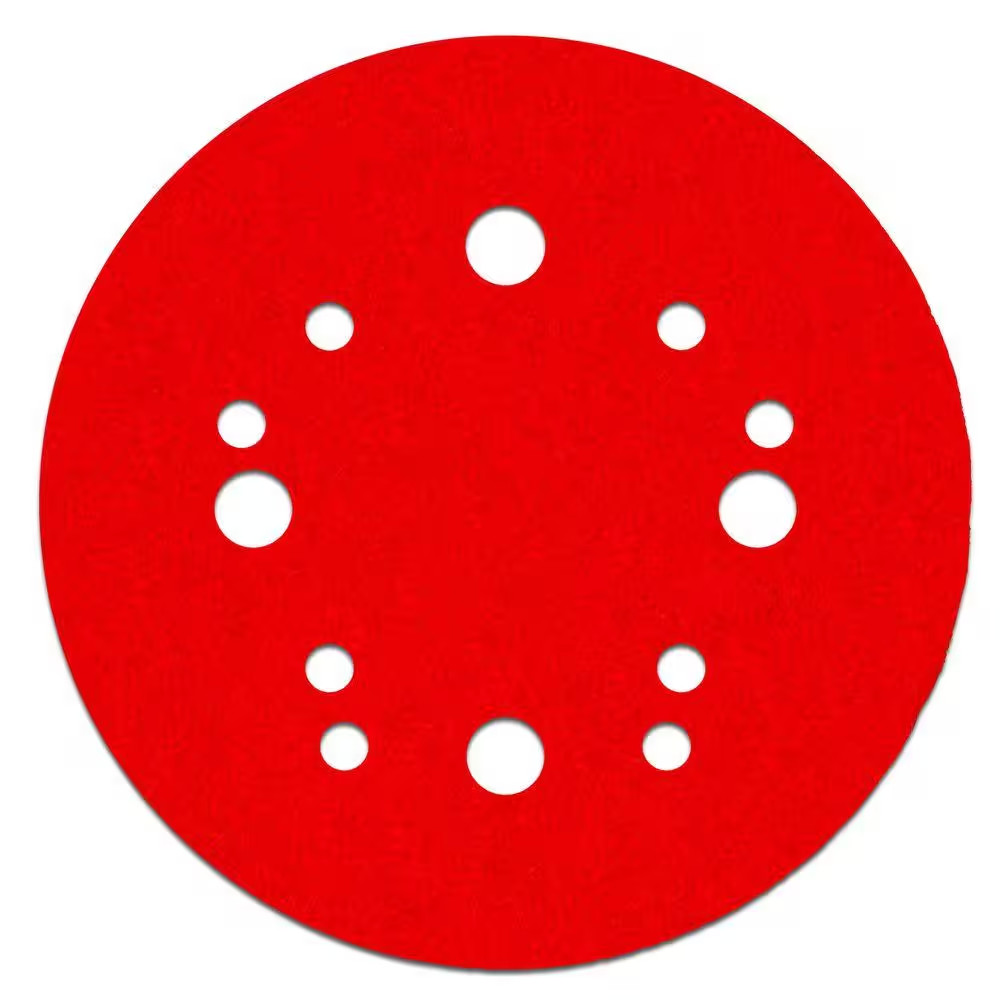 5 In. 120-Grit Universal Hole Random Orbital Sanding Disc with Hook and Lock Bac