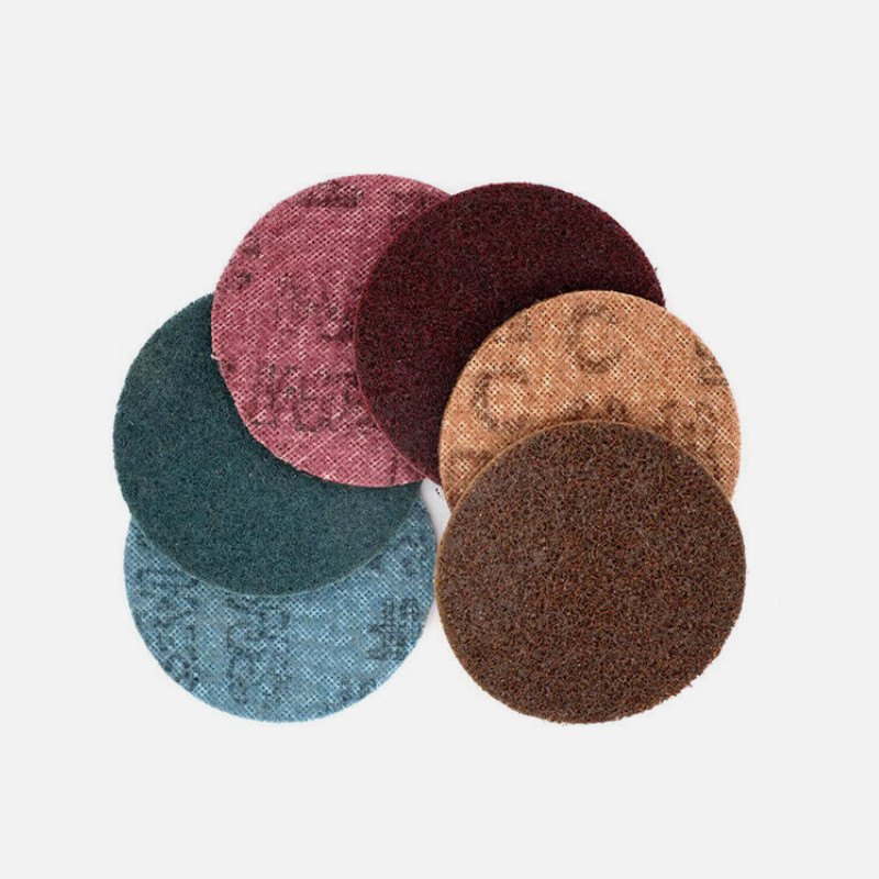 3″ 75mm Nylon Sanding Disc Roll Lock Pad Hook Loop Pads 150 / 320 / 400 Grit