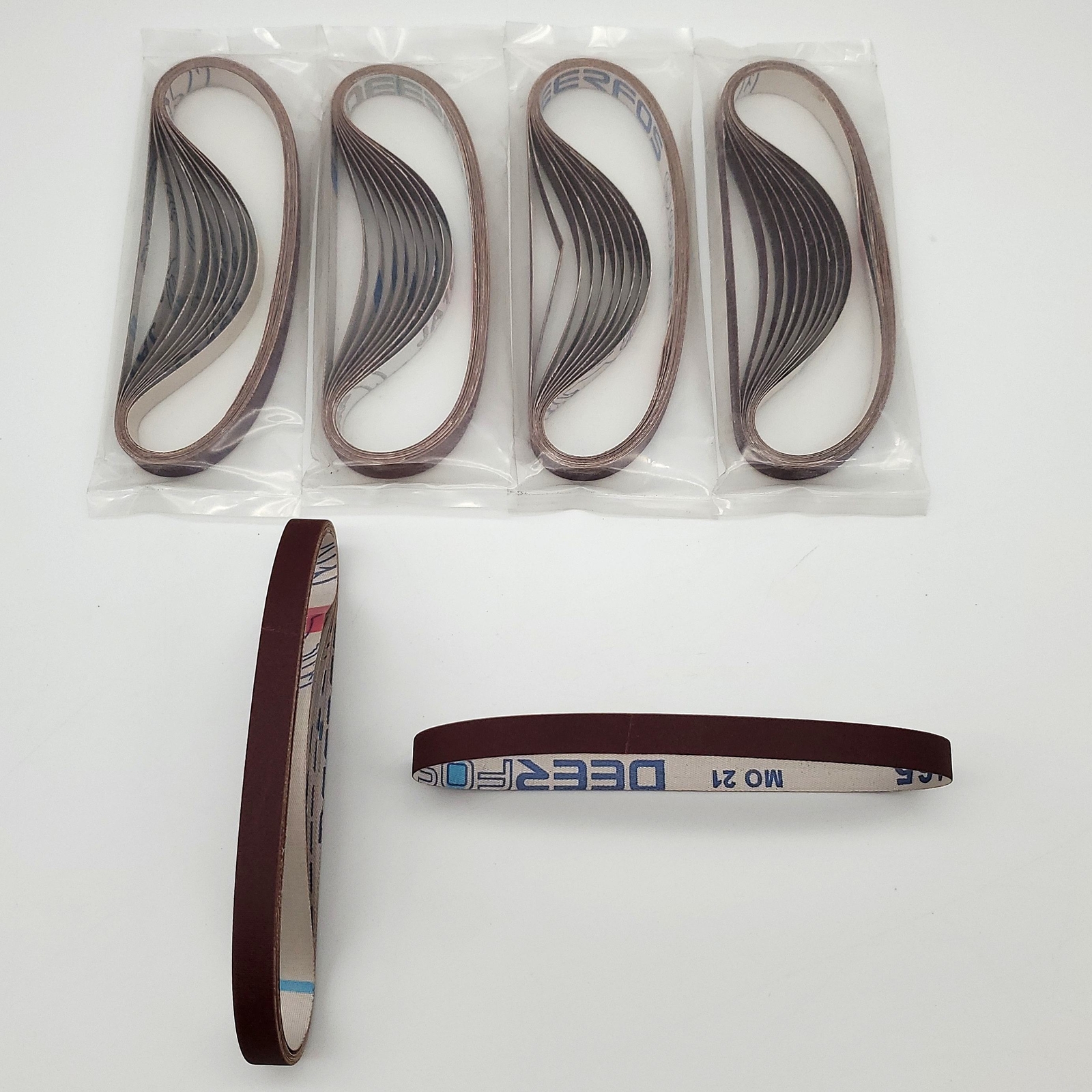 Congress Tools 1/2″ Sanding Stick Belts 240 Grit Aluminum Oxide SB122 Pack of 50