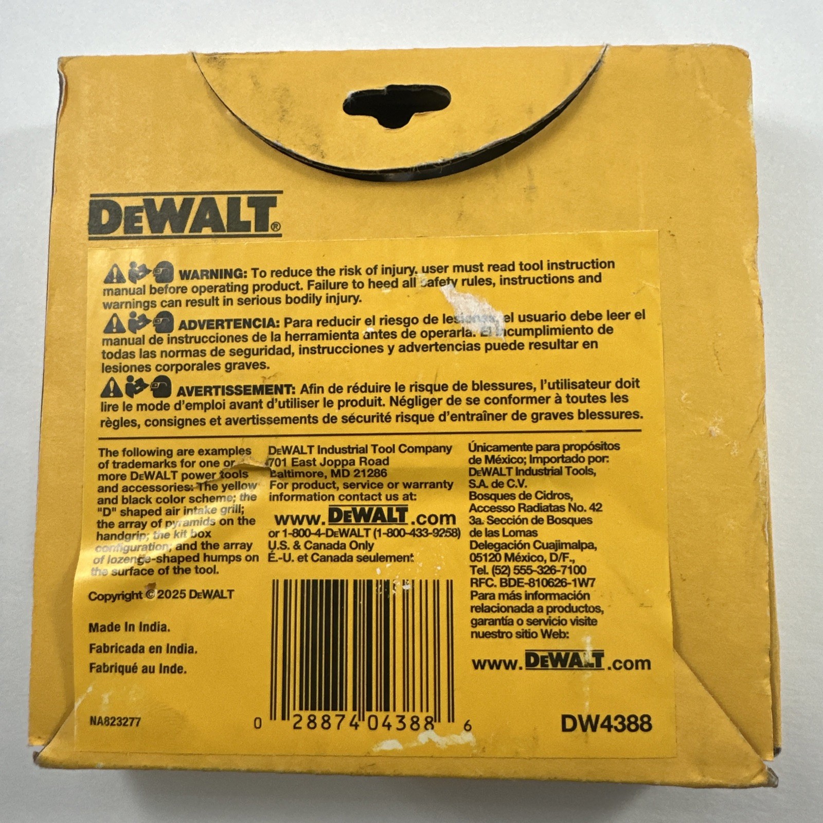 DeWALT DW4388 5” Random Orbit Palm Sander Replacement Pad Hook & Loop New