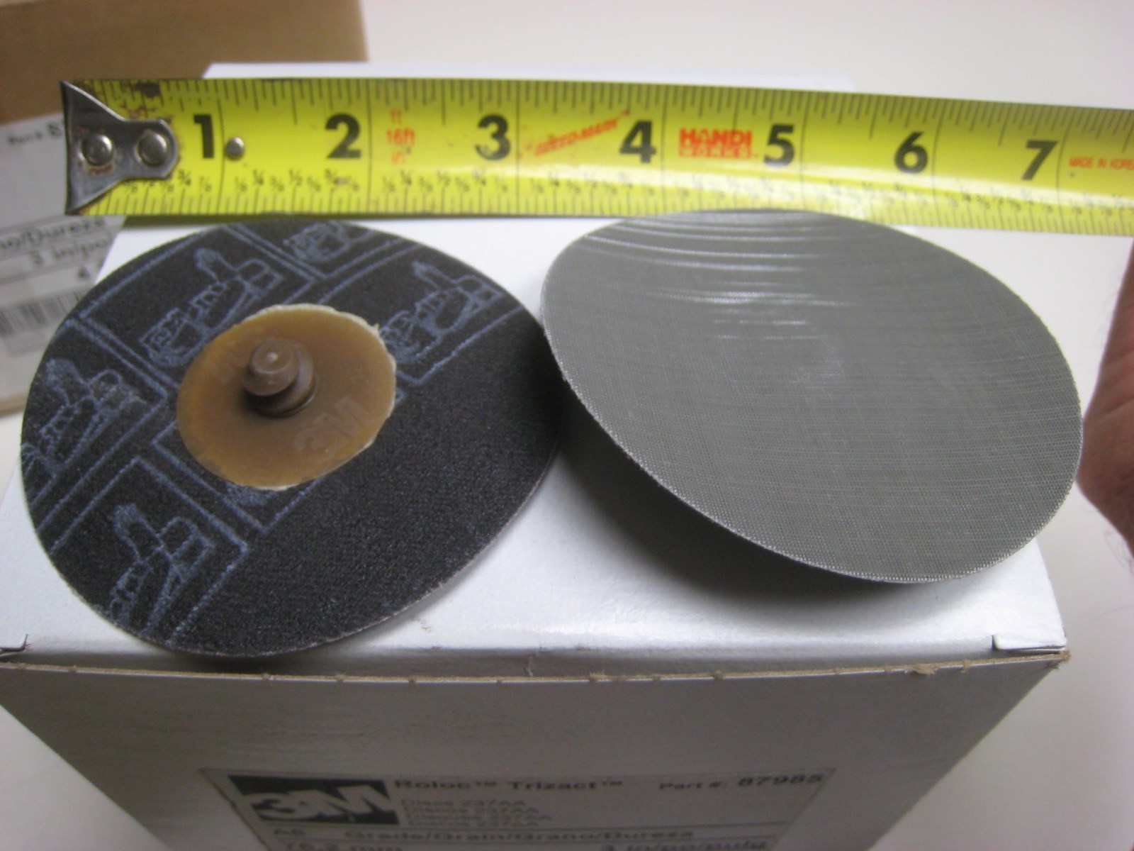 200 pc FULL CASE 3M Roloc 237AA TRIZACT Discs Grade A 6 Size 3 inch Made USA