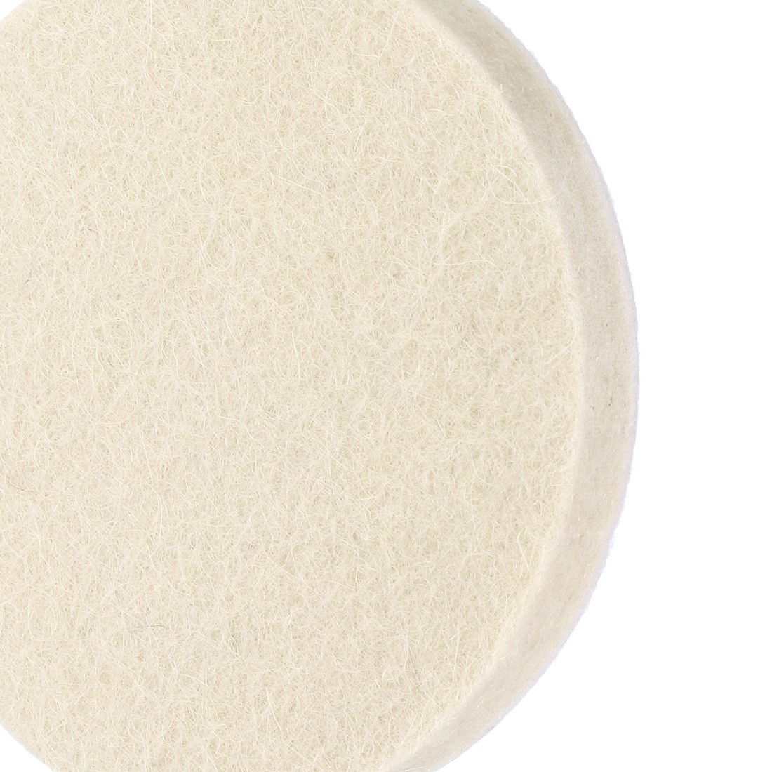 3-Inch Wool Polishing Pad Hook and Loop Buffing Wheel 12Pcs