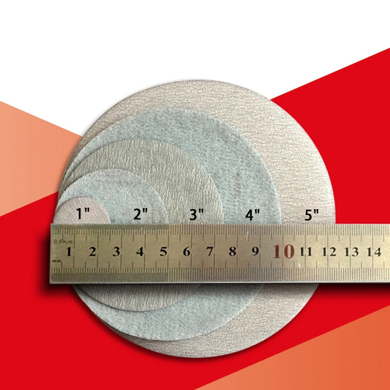 5″ 125mm White Dry Sandpaper Sanding Discs Polishing Abrasive Pads 60-1000 Grit