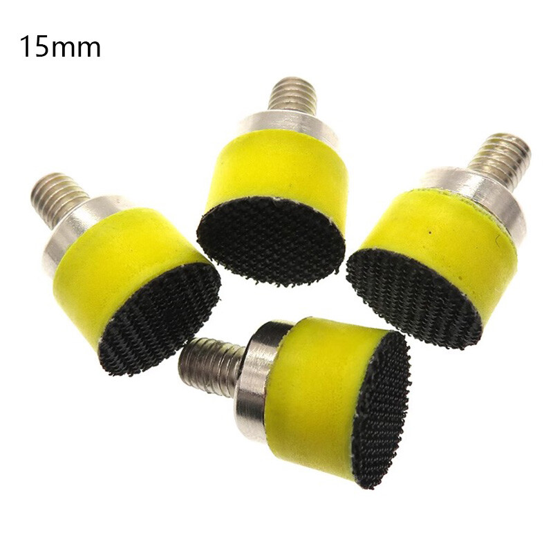 15mm Sander Backing Pads Plate Polisher M6 Hook and Loop Sanding Disc Holder