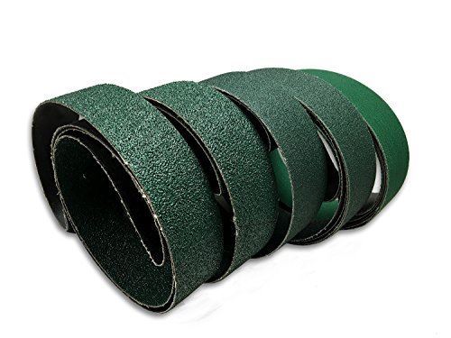 1 X 42 Inch Knife Sharpening Zirconia Sanding Belts – Coarse Grits – 6 Pack Asso