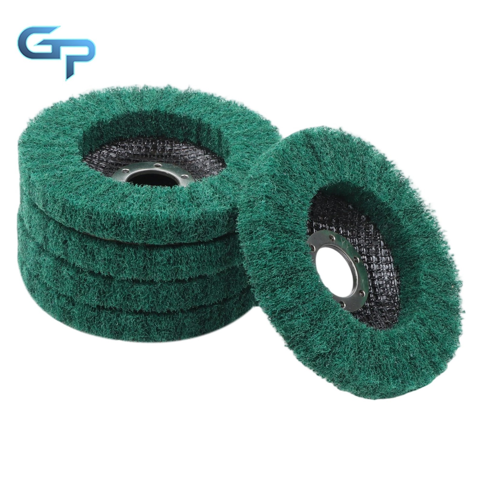 10Pack 180 & 320 Grit Scour Flap Discs 4.5Inch for Angle Grinder (4-1/2″ x 7/8″)