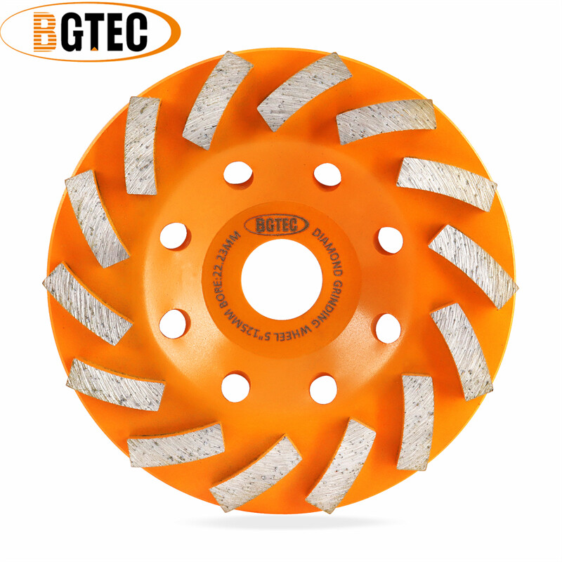 125mm Turbo Diamond Cup Grinding Wheel Polishing Porcelain Tile Marble Grinder