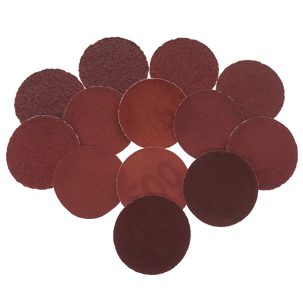 1 Inch Sanding Disc Sandpaper Pad For Drill Wet And Dry Hook & Loop 60-2000 Grit