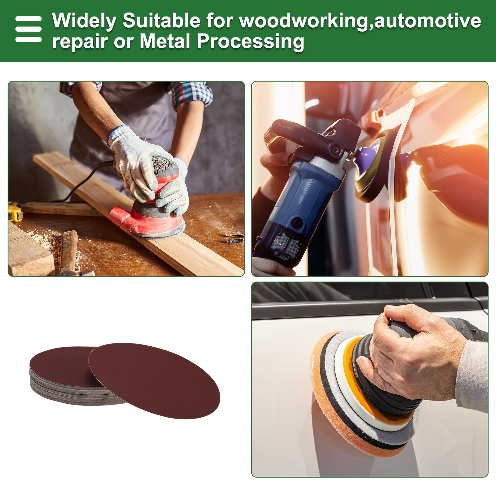 50 Pcs Sandpaper 800 Grit Hook and Loop Sanding Sheets Aluminum Oxide Red
