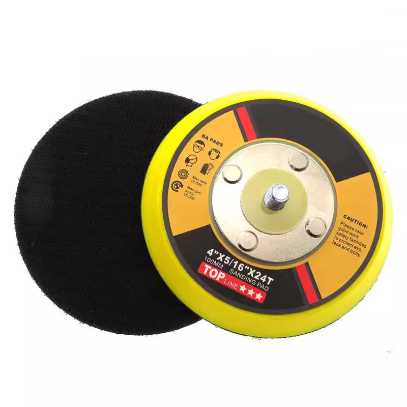 2/3/4/5/6” Hook Loop Backing Pad M8 5/16″×24 Thread For Sanding Disc Air Sander