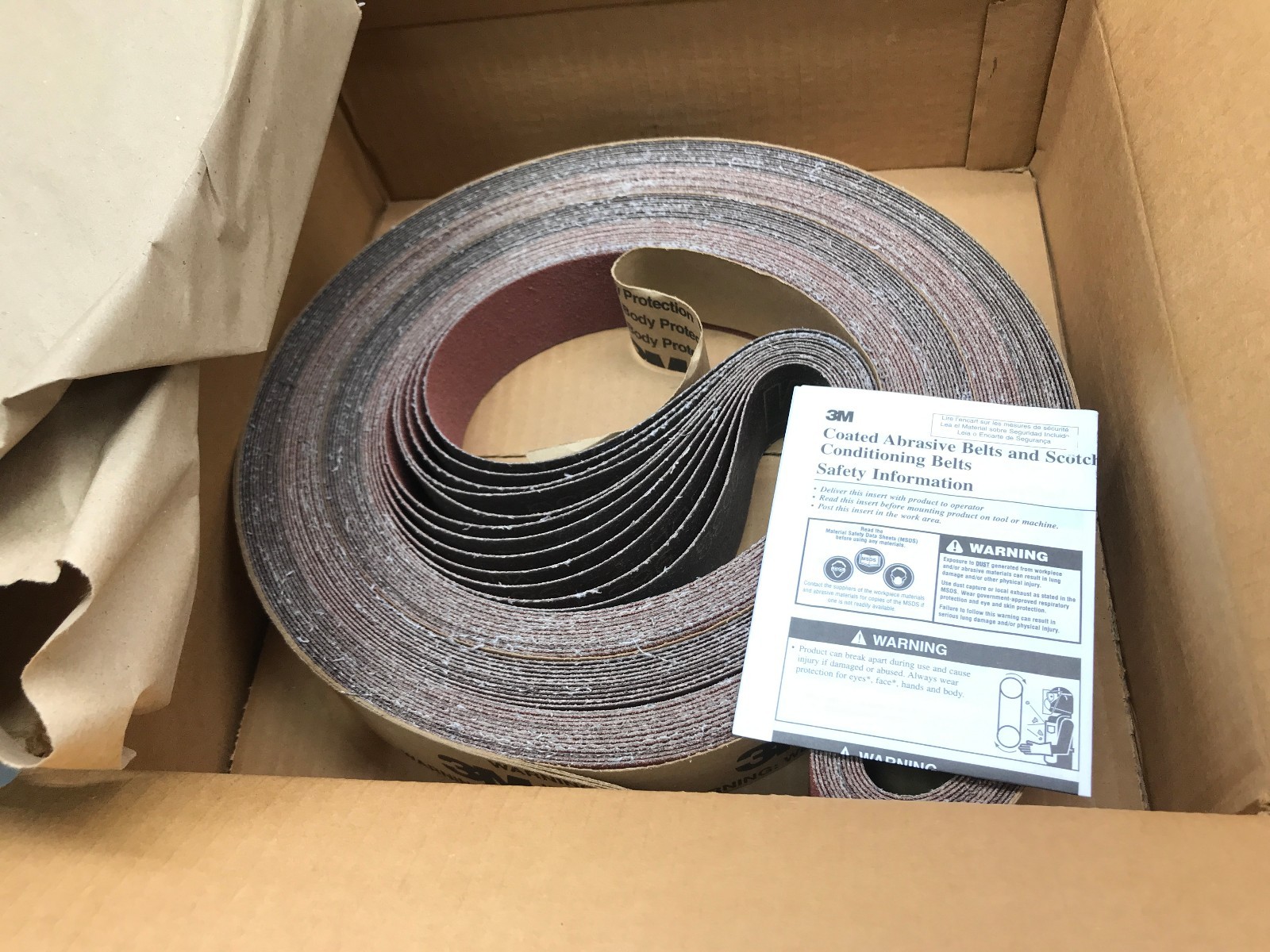 3M 963G Cloth Belts Fullflex Film-Lok 2 in X 132 in Grade 60YN (Lot of 12 each)