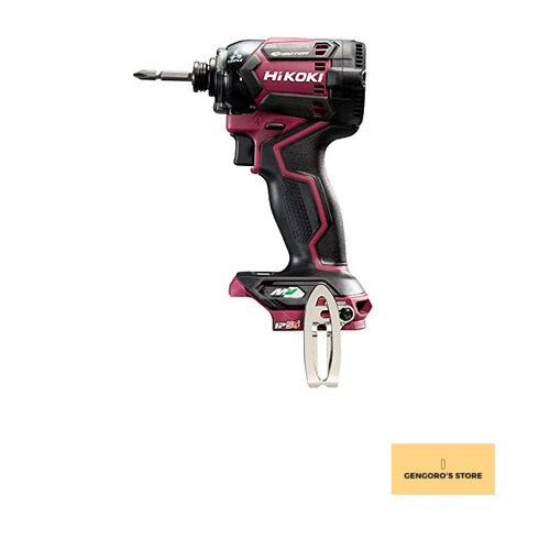 HiKOKI 36V Impact Driver WH36DC Flare Red Compact and lightweight Reduce