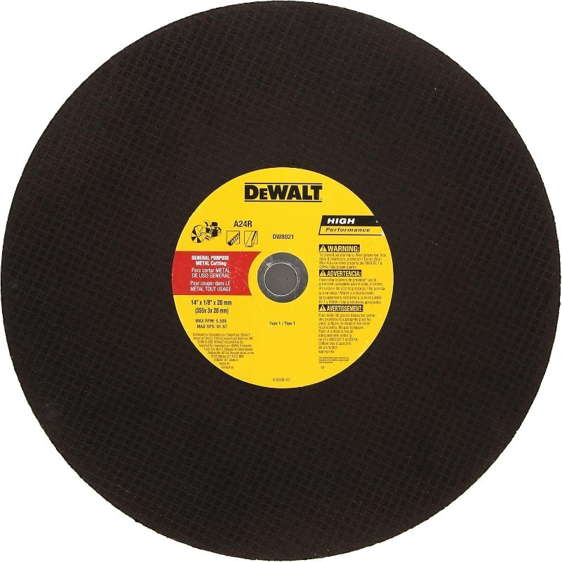 14 x 1/8 x 20mm Metal Portable Saw Cut-off Wheel