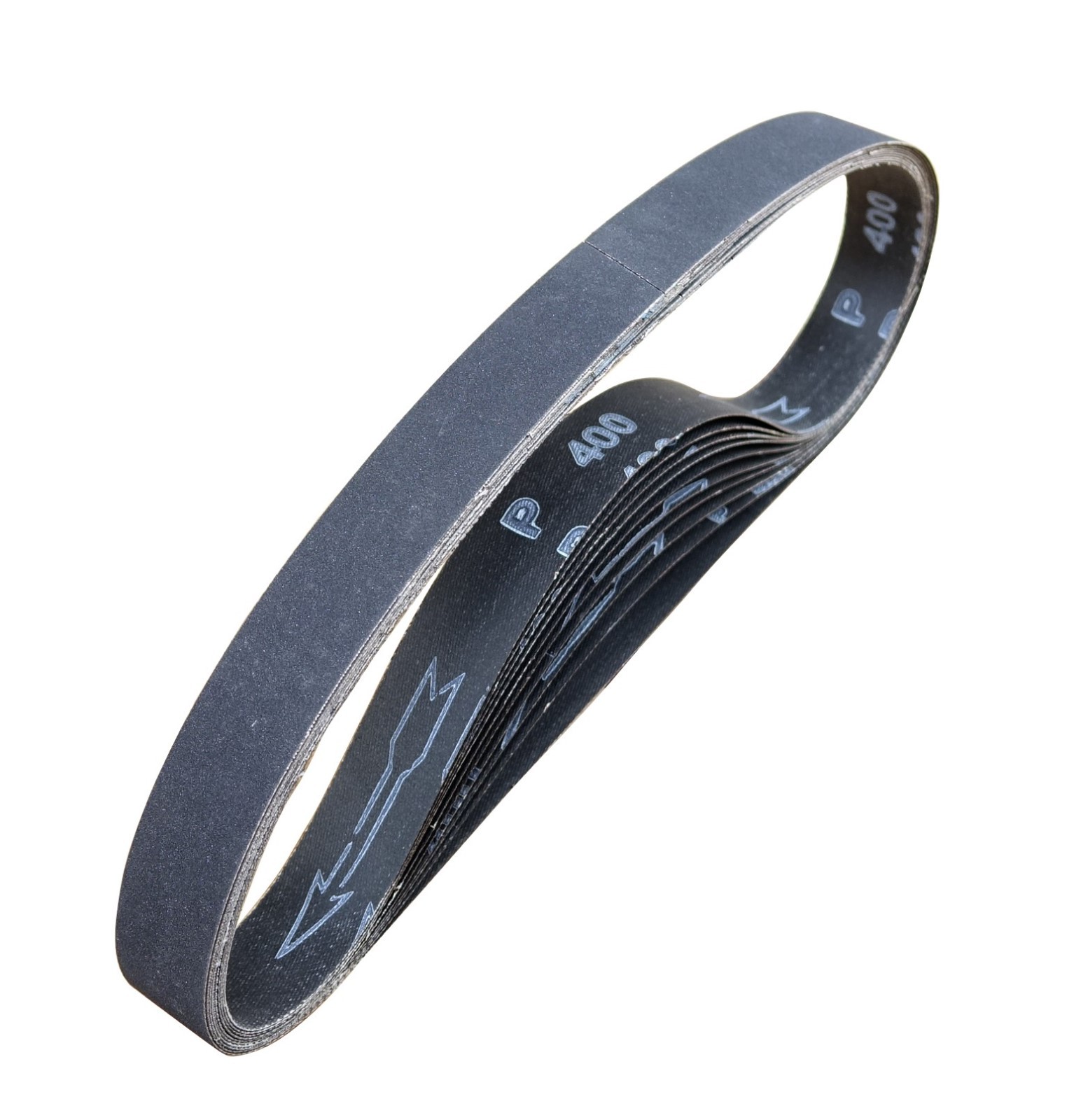 POWERTEC 1 x 30″ 400 Grit Silicon Carbide Sanding Belt, 10pk (457400)
