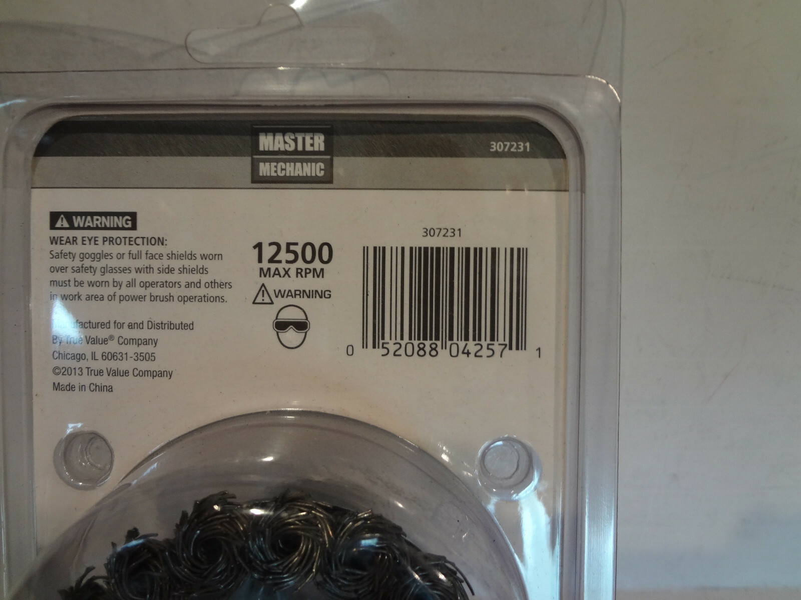 Master Mechanic 3″ EXTRA COARSE Knotted Wire Wheel Brush #307231