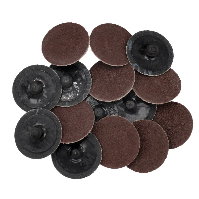 40mm 1.5″ Type R Sanding Disc Roll Lock Abrasive Grinding Pad Sandpaper 60/80#