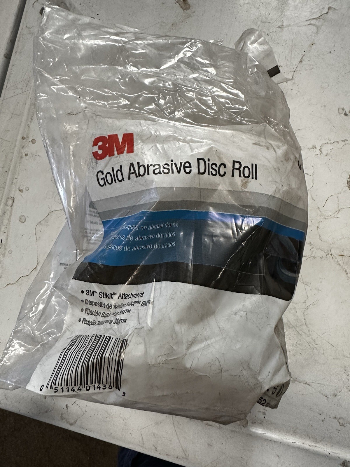 🔴3M 01438 Sanding Discs, 220 Grit, 6″ diameter, (x175), 216U Stikit, Gold‼️