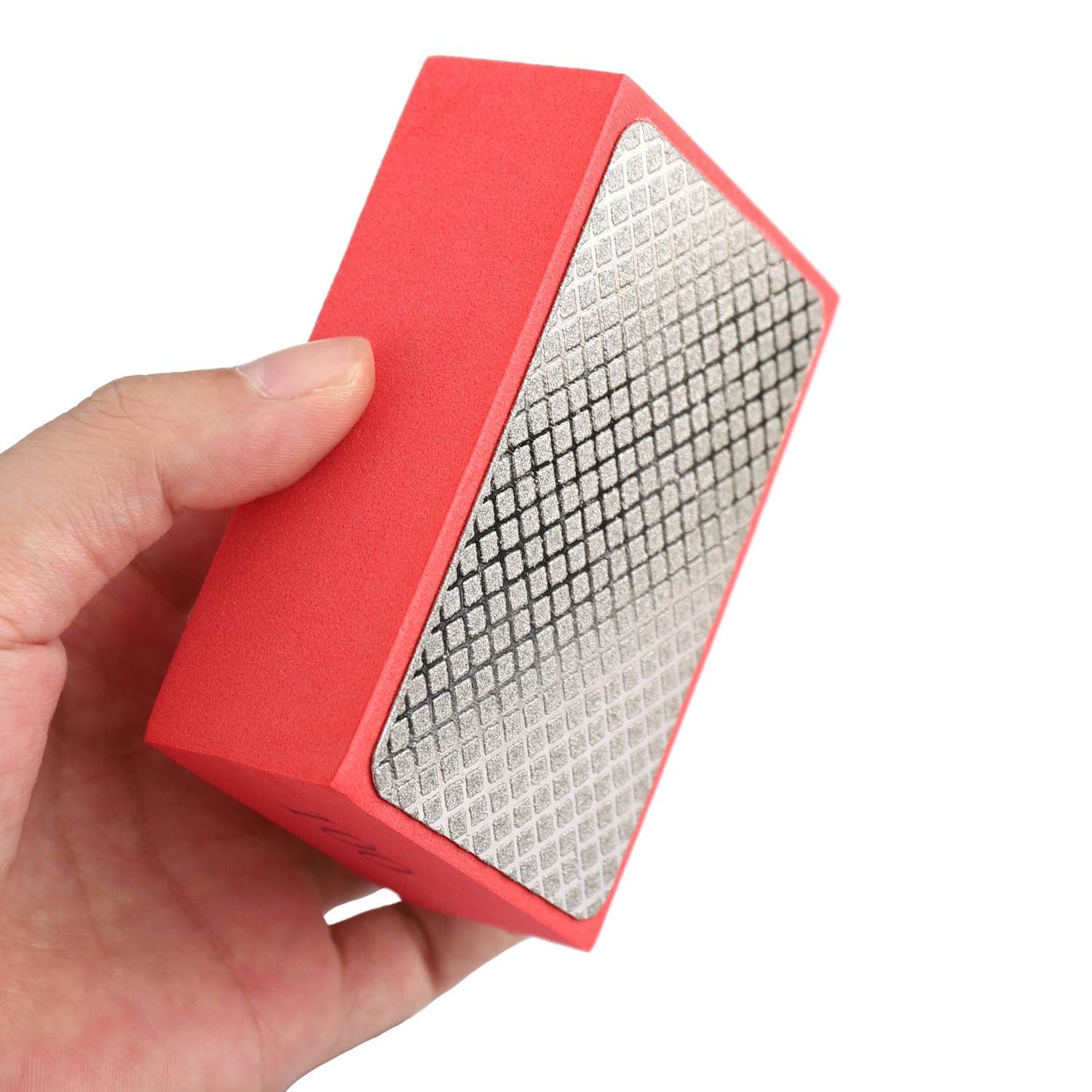 6Pcs Hand Diamond Polishing Pads Sanding Blocks Set Grit 60/100/200/400/600/1000