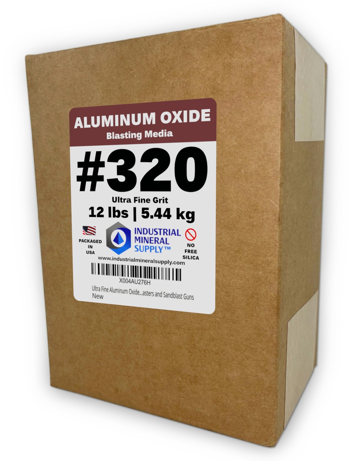 Ultra Fine Aluminum Oxide Blast Media #320 Grit – 12 lbs. – Abrasive for…