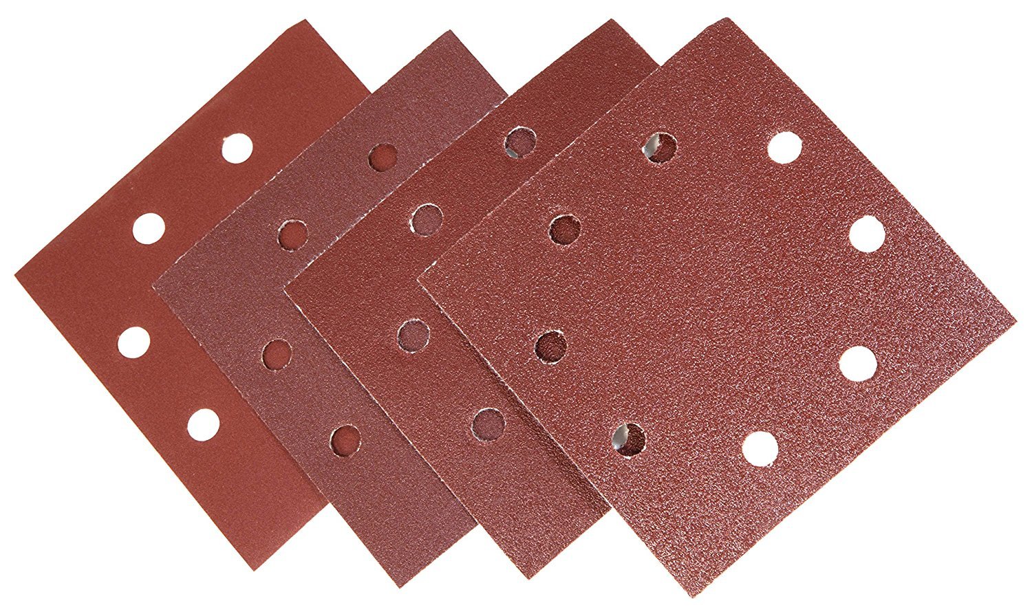 WEN 6304SP 1/4-Sheet Sander Hook-and-Loop Sandpaper (12-Pack), Assorted Grits