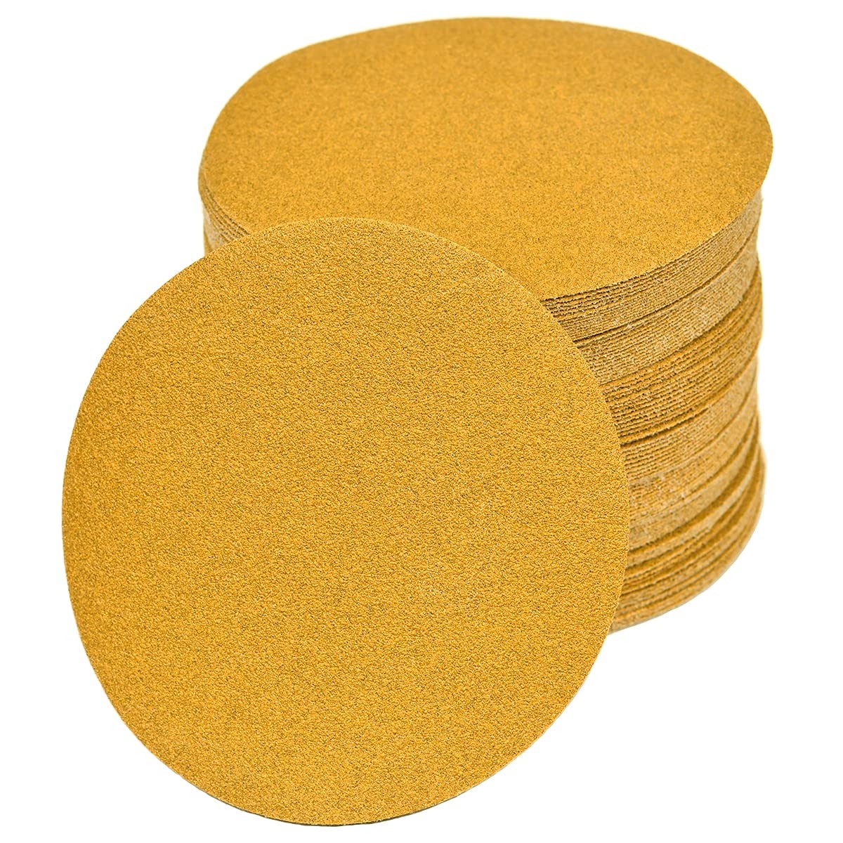 6″ Inch 80-220 Grit 100-PACK DA Sanding Disc PSA Sandpaper Roll – Sticky Back